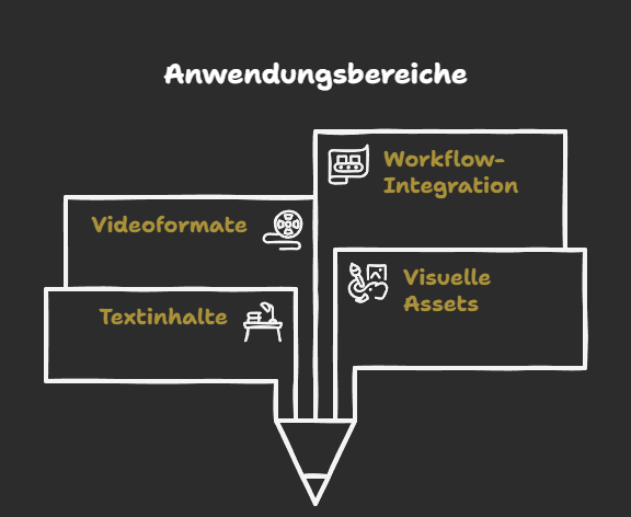 Anwendungsbereiche: Von Blogartikel bis Bewegtbild
