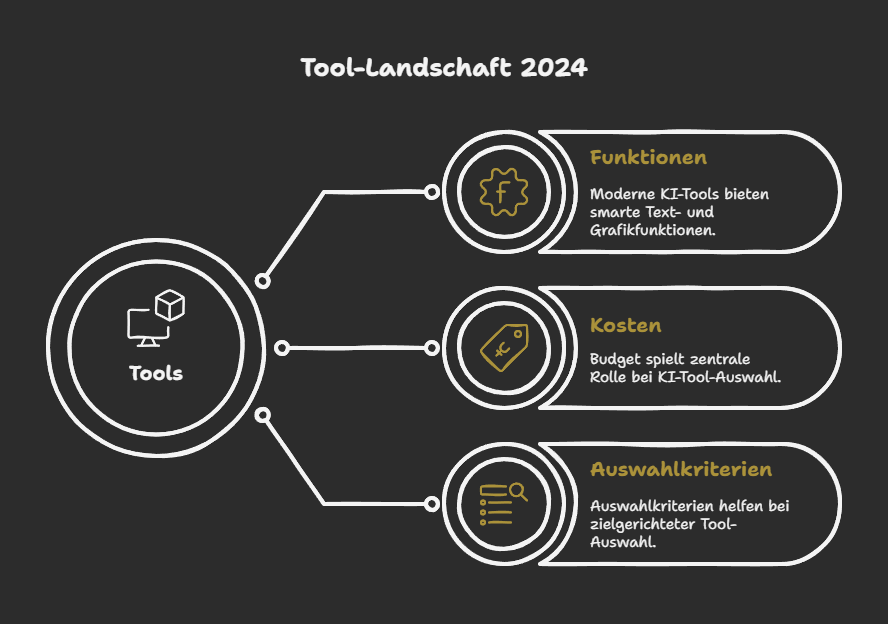 Tool-Landschaft 2024: Funktionen, Kosten & Auswahlkriterien