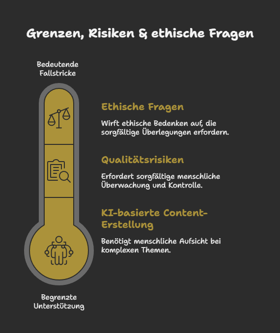 KI-Content-Erstellung: Grenzen, Risiken & ethische Fragen