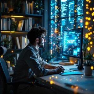 Einstieg: Wie ChatGPT Dein digitales Arbeiten verändert - Illustration