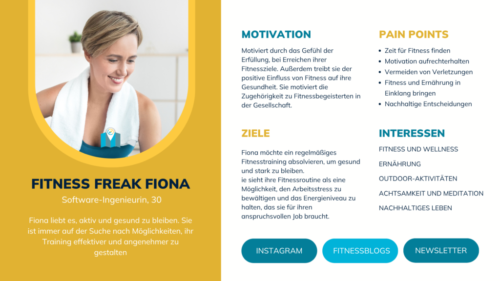Customer Persona - Fitness Fiona