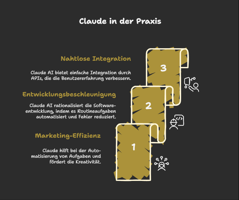 Claude in der Praxis: Typische Einsatzszenarien von Marketing bis Entwicklung