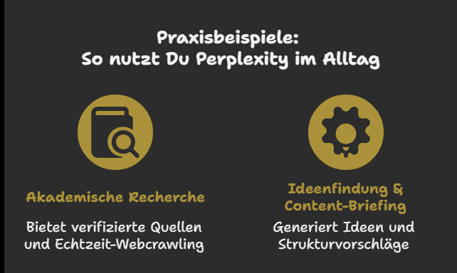 Praxisbeispiele: So nutzt Du Perplexity im Alltag