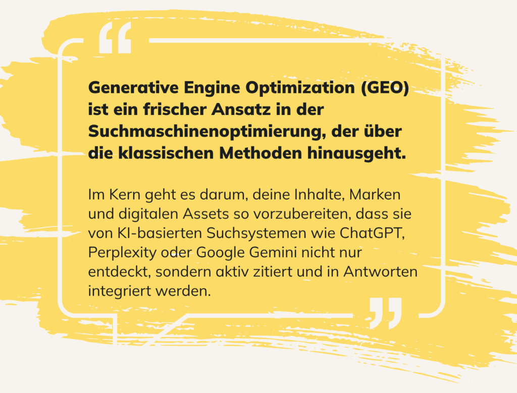 Definition: GEO (Generative Engine Optimization)