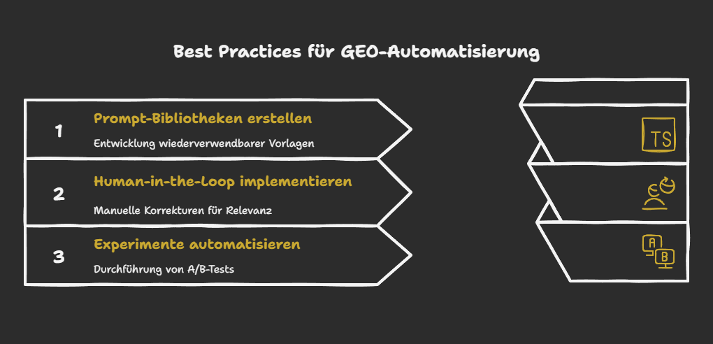 Best Practices für GEO-Automatisierung