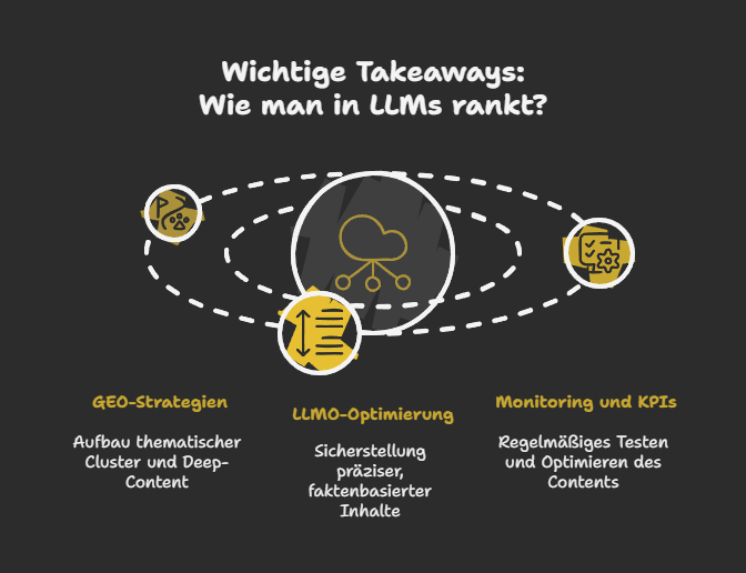 Wichtige Takeaways: Wie man in LLMs rankt?