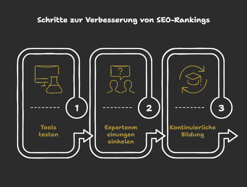 Schritte zur Verbesserung von SEO-Rankings