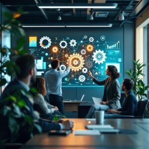 Illustration: No-Code und KI im Marketing