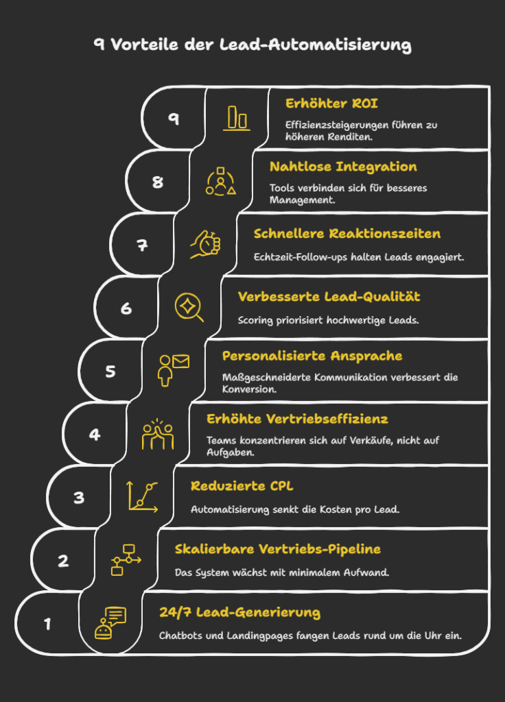 9 Vorteile der Lead-Automatisierung