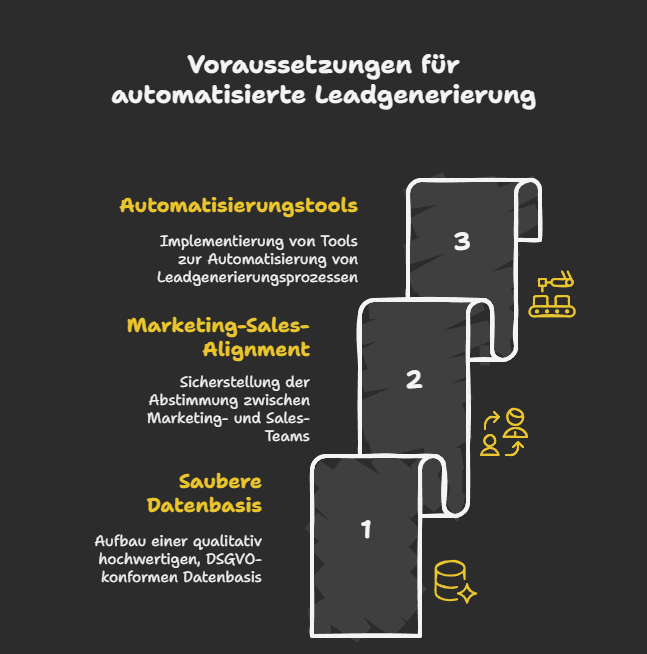 Voraussetzungen für automatisierte Leadgenerierung