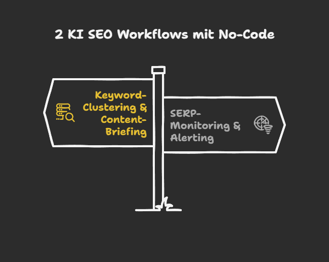 2 KI SEO Workflows mit No-Code