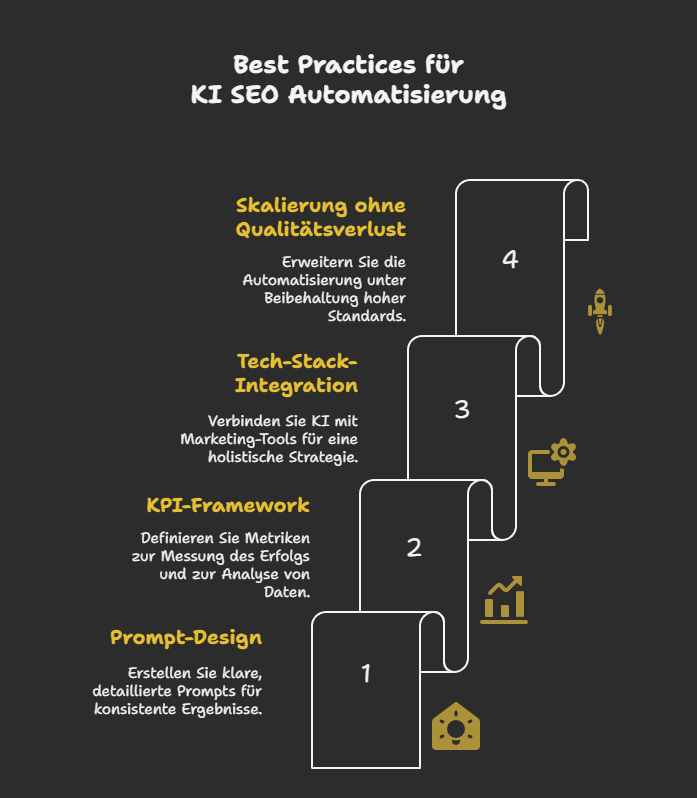 Best Practices für KI SEO Automatisierung