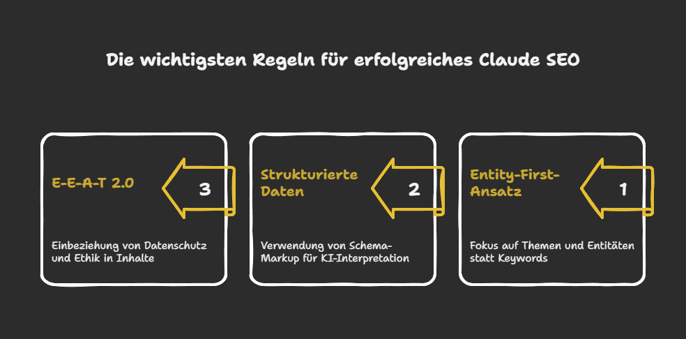 Die wichtigsten Regeln für erfolgreiches Claude SEO