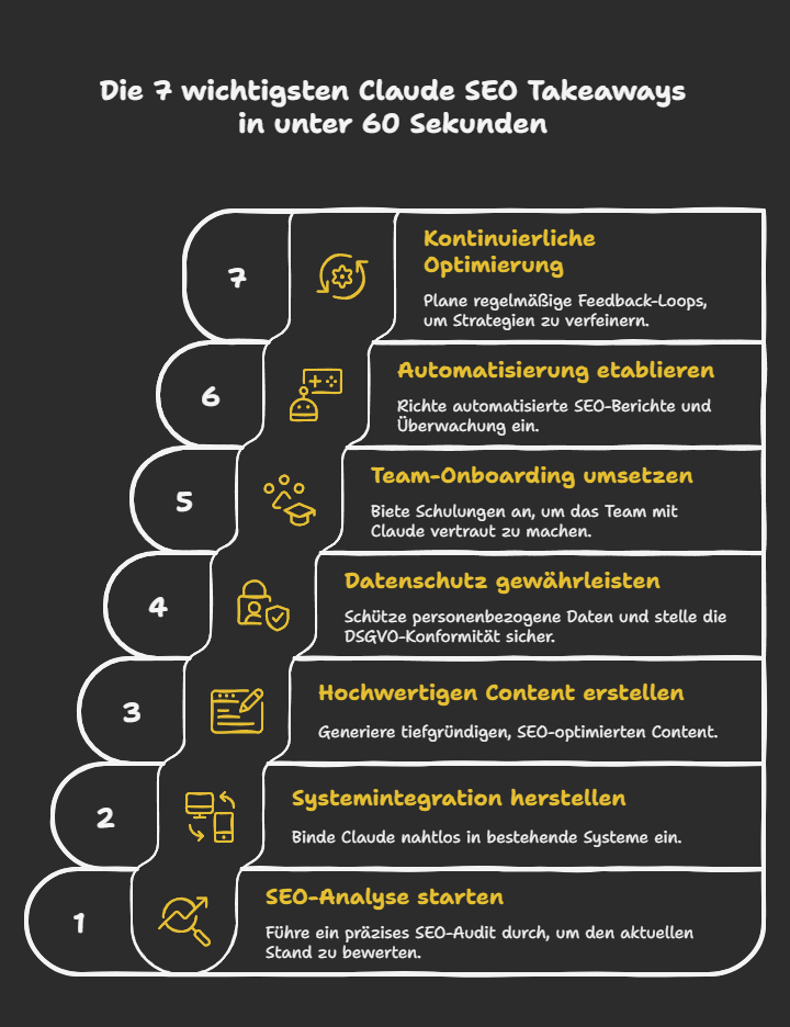 Die 7 wichtigsten Claude SEO Takeaways
