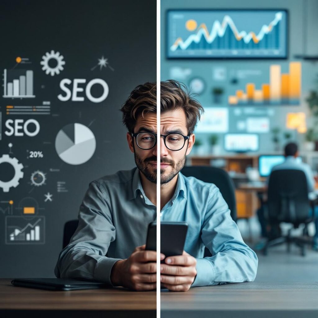 Illustration: SEO Agentur wählen