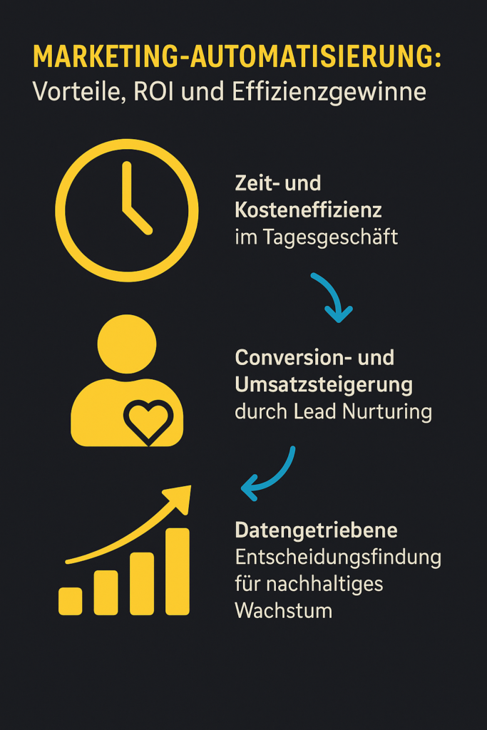 Marketing-Automatisierung: Vorteile, ROI und Effizienzgewinne