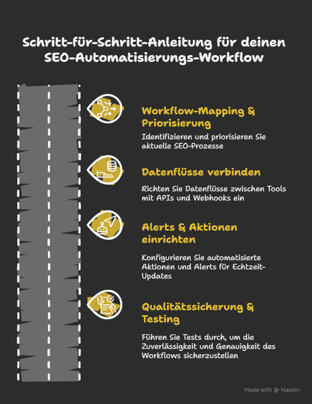 Schritt-für-Schritt-Anleitung für deinen SEO-Automatisierungs-Workflow