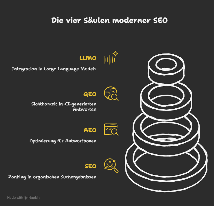 Die vier Säulen moderner SEO
