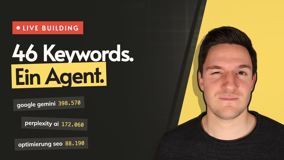 Webinar: Keyword Research Agent live bauen